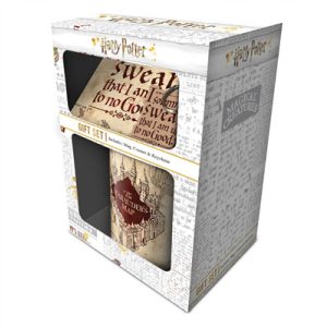 Harry Potter (Marauders Map) Mug, Coaster Keychain Gift Set-GP85145