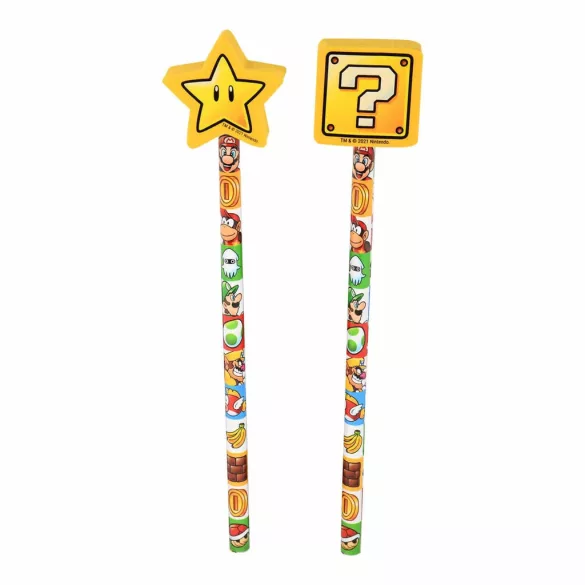 Super Mario (Core) Pencil Topper 2Pk – 2 darabos ceruzadísz szett