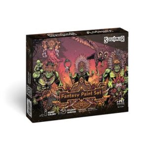 Vallejo - Game Color / 12 colors + figure - Fantasy Paint Set by Squidmar Miniatures 18 ml-72203