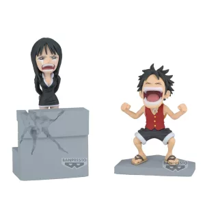 One Piece - Banpresto World Log Stories Figure - Monkey D. Luffy & Nico Robin-BP28829P