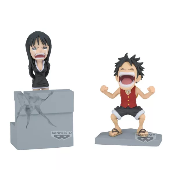 One Piece - Banpresto World Log Stories Figure - Monkey D. Luffy & Nico Robin-BP28829P