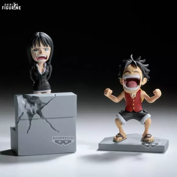 One Piece - Banpresto World Log Stories Figure - Monkey D. Luffy & Nico Robin-BP28829P