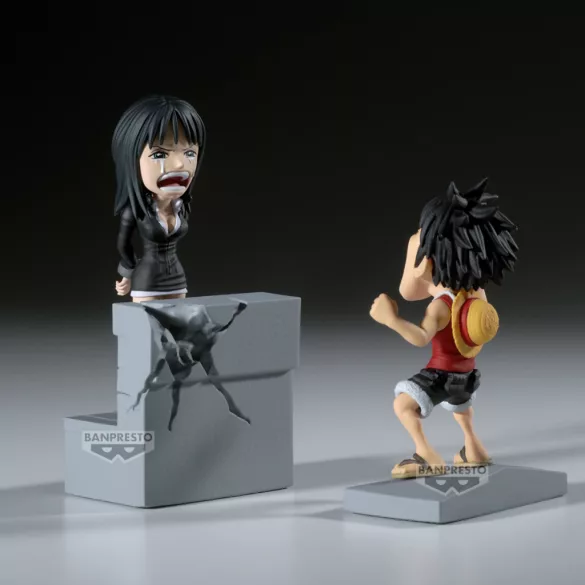 One Piece - Banpresto World Log Stories Figure - Monkey D. Luffy & Nico Robin-BP28829P