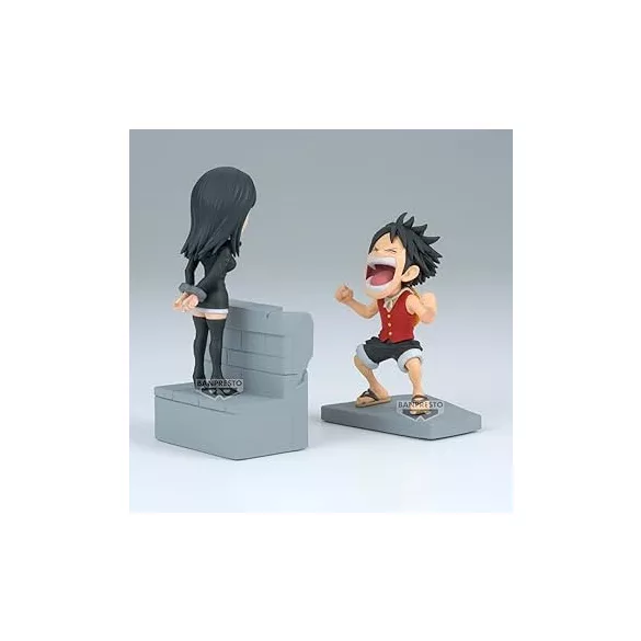 One Piece - Banpresto World Log Stories Figure - Monkey D. Luffy & Nico Robin-BP28829P