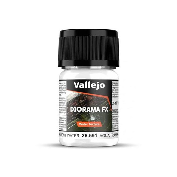 Vallejo - Diorama FX Water Textures Transparent Water 35 ml-26591