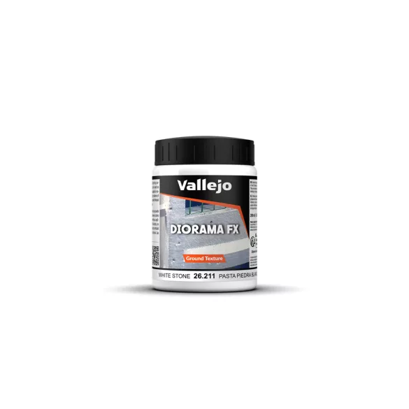 Vallejo - Diorama FX Ground Textures White Stone Paste 200 ml-26211