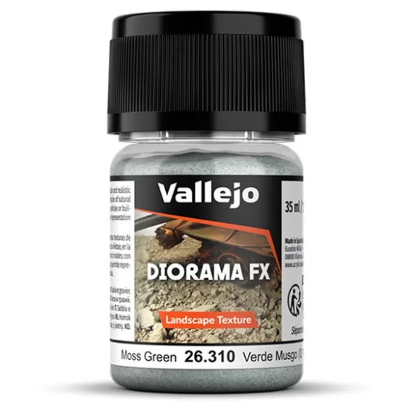 Vallejo - Diorama FX Landscape Textures Moss Green 35 ml-26310