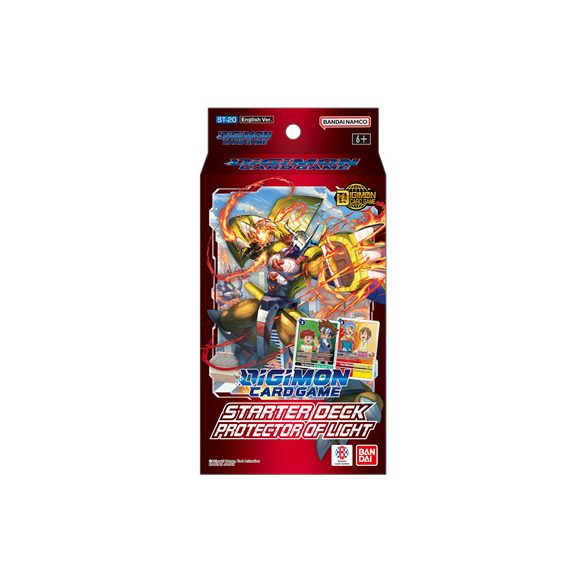 Digimon Card Game - Starter Deck Display ST20 Protector Of Light (8 Decks) - EN-2780469