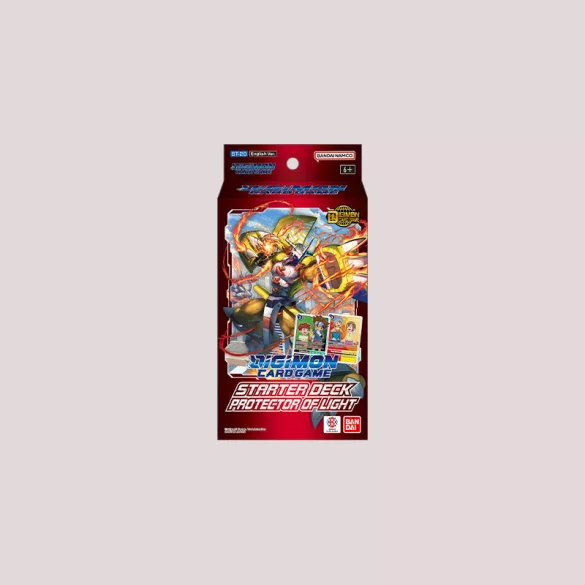 Digimon Card Game - Starter Deck Display ST20 Protector Of Light (8 pakli) - EN