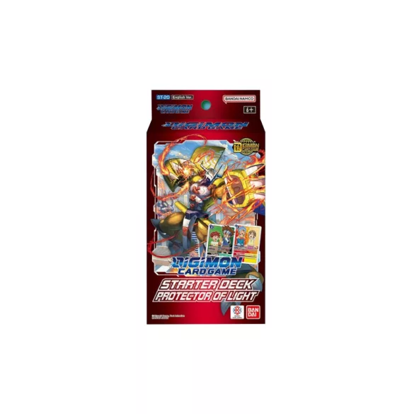 Digimon Card Game - Starter Deck Display ST20 Protector Of Light (8 pakli) - EN