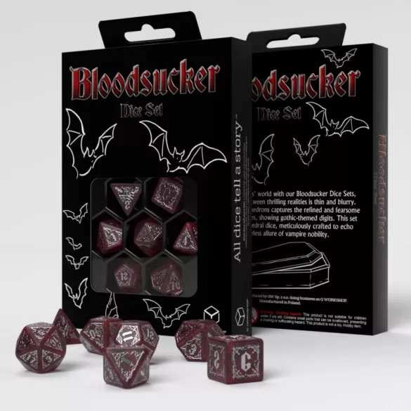 Bloodsucker Dice Set: Scarlet-SBSU02