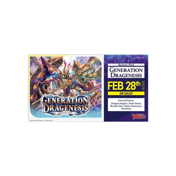Cardfight!! Vanguard - Generation Dragenesis Booster Display (16 Packs) - EN-VGE-DZ-BT06