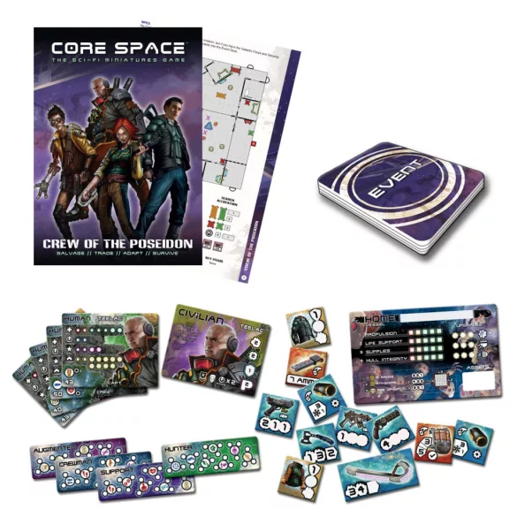 Battle Systems - Core Space: Poseidon Crew - EN miniatűra kiegészítő