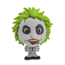 Beetlejuice Beetlejuice (2024) Bhunny flocked 10 cm figura - Beetlejuice csíkos öltönyben