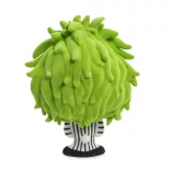 Beetlejuice Beetlejuice (2024) Bhunny flocked 10 cm figura - Beetlejuice csíkos öltönyben