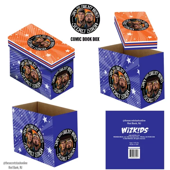 Jay & Silent Bob's Secret Stash Short Comic Book Storage Box-WZK67024