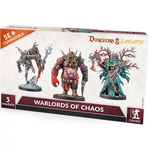 Dungeons & Lasers - Warlords Of Chaos - EN miniatűr szett