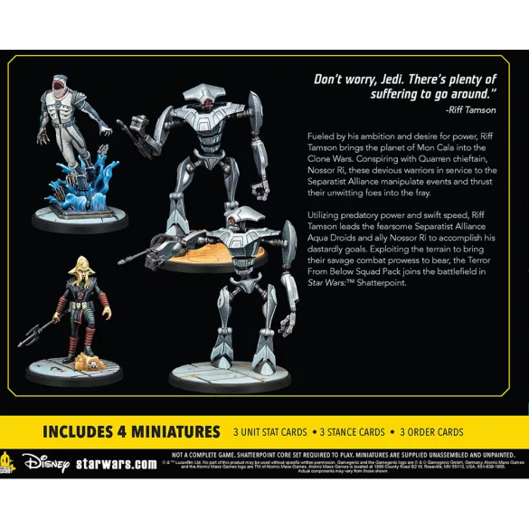 Star Wars: Shatterpoint - Terror From Below Squad - EN/FR/DE/SP-SWP62