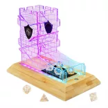 Enhance Gaming - LED Dice Tower and 7pc Clear Dice Set-ENTTADL100CLEW