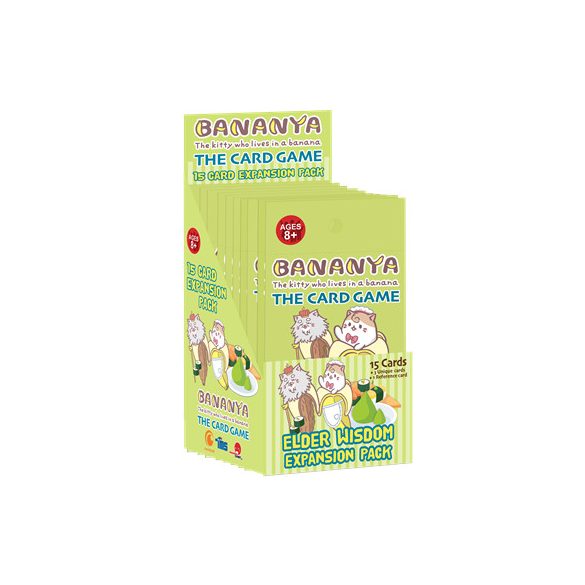 Bananya: The Card Game - Elder Wisdom Expansion Pack (12-pack display) - EN-JPG244-D