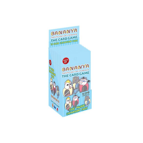 Bananya: The Card Game - Music Pack Expansion Pack (12-pack display) - EN-JPG247-D