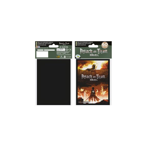 Attack on Titan Standard Sleeves - The Wall (60 Sleeves)-L42055