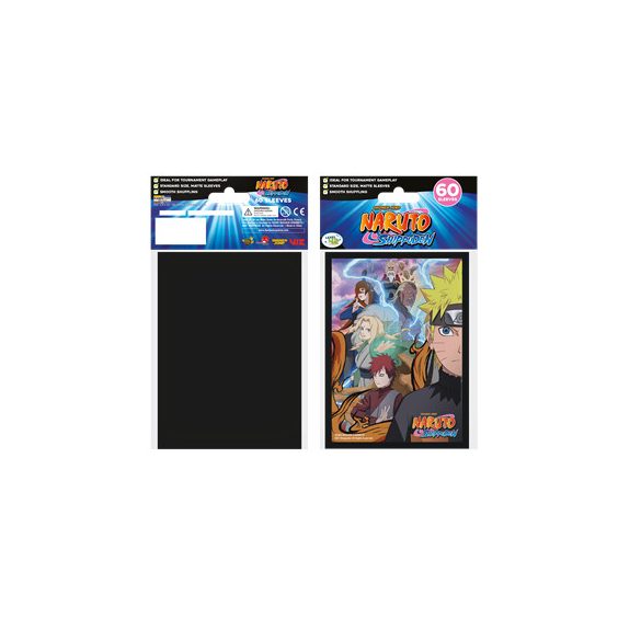 Naruto Yu-Gi-Oh sized Sleeves - Ninja Fight (60 Sleeves)-L420044
