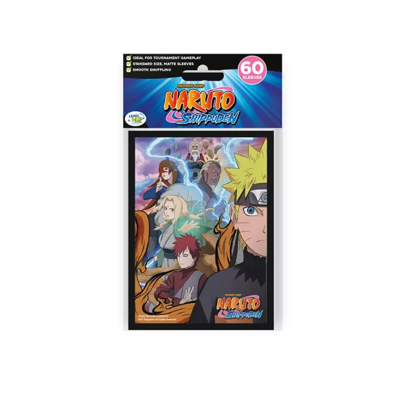 Naruto Yu-Gi-Oh méretű kártyavédő - Ninja Fight (60 db)