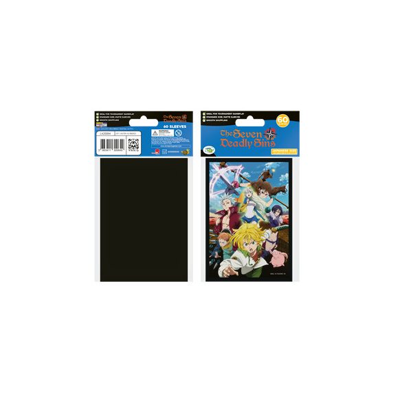 Seven Deadly Sins Yu-Gi-Oh sized Sleeves - Battle Team (60 Sleeves)-L420064