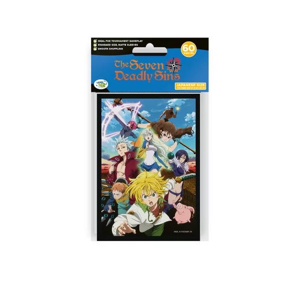 Seven Deadly Sins Battle Team Yu-Gi-Oh méretű kártyavédő (60 db)