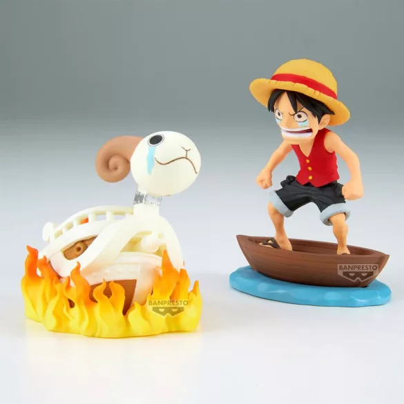 One Piece - Banpresto World Log Stories Figure - Monkey D. Luffy & Going Merry-BP28928P