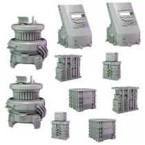 Halo: Flashpoint Unsc Scenery Set - EN-MGHAU101