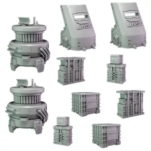 Halo: Flashpoint Unsc Scenery Set - EN-MGHAU101