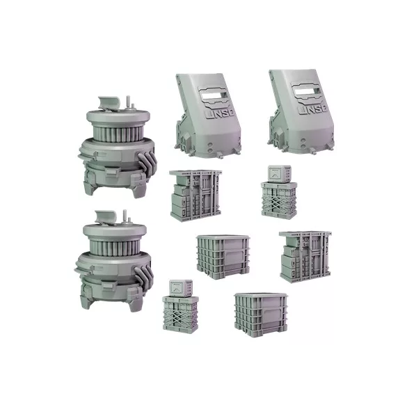 Halo: Flashpoint Unsc Scenery Set - EN-MGHAU101