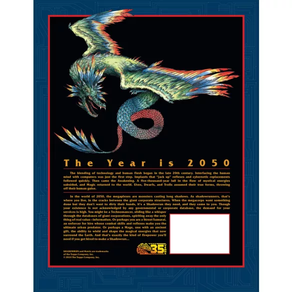 Shadowrun First Edition 35th Anniversary - EN-CAT-28800