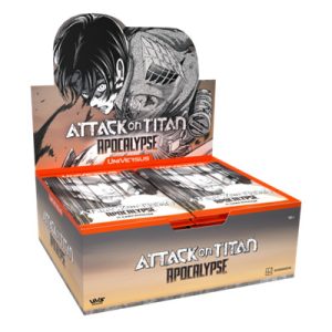 UniVersus CCG: Attack on Titan - Apocalypse Booster Display (24 packs) - EN-UVSAOT03-BD