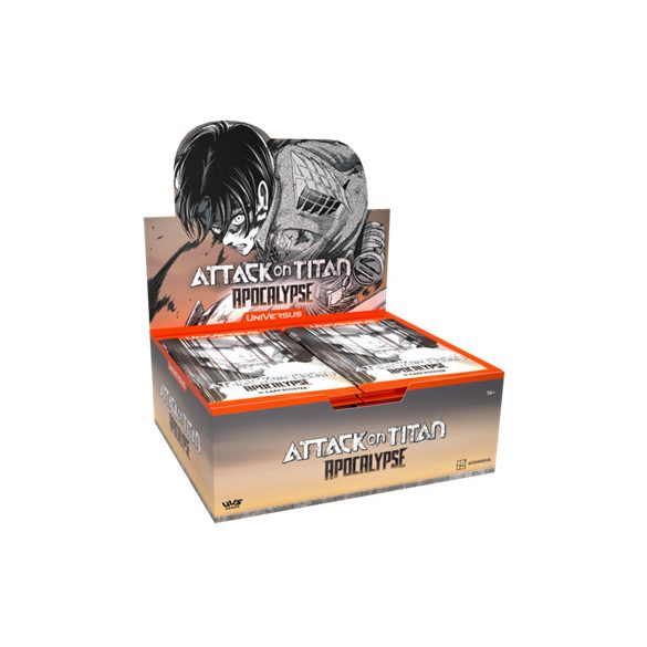 UniVersus CCG: Attack on Titan - Apocalypse Booster Display (24 packs) - EN-UVSAOT03-BD