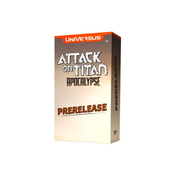 UniVersus CCG: Attack on Titan - Apocalypse Prerelease Event Kit - EN-UVSAOT03-PK