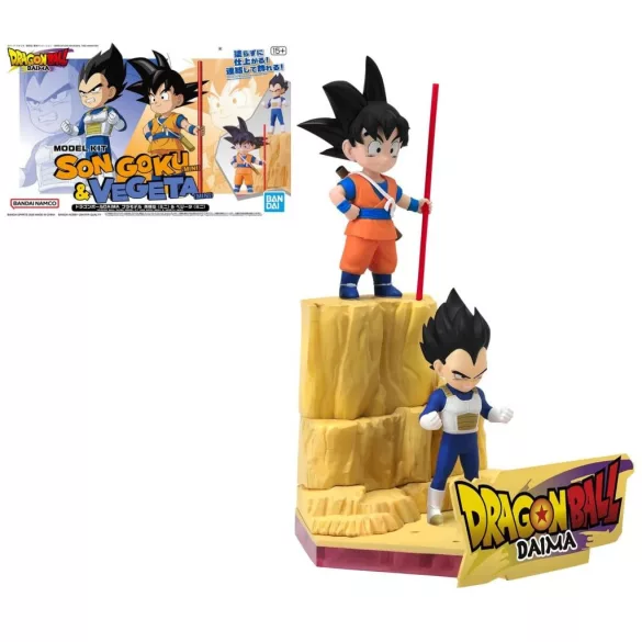 DRAGON BALL DAIMA MODEL KIT SON GOKU (MINI) & VEGETA (MINI)-MK68386