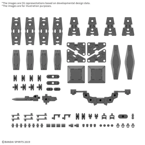 30MM 1/144 OPTION PARTS SET 19 (MULTI SHIELD)-MK68585