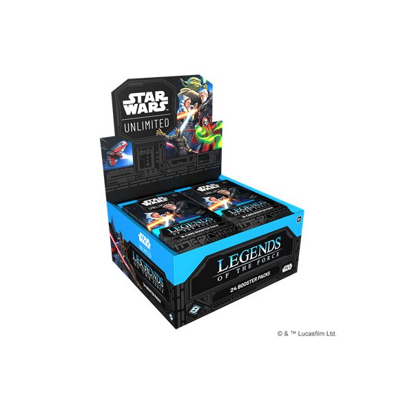 FFG - Star Wars: Unlimited - Legends of the Force Booster Display (24 Booster) - EN-SWH0502en