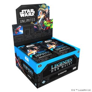 FFG - Star Wars: Unlimited - Legends of the Force Booster Display (24 Booster) - DE-SWH0502de