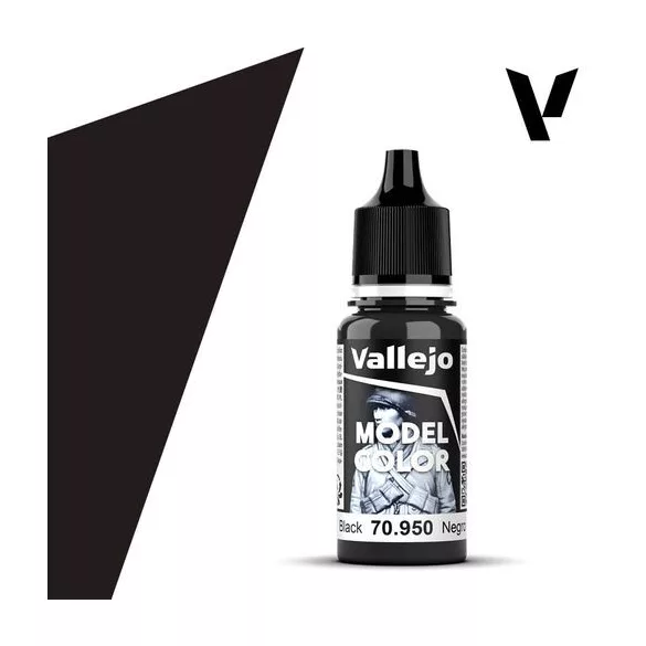 Vallejo - Model Color Matt 191 - Black 18ml-70950
