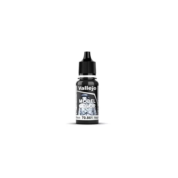 Vallejo - Model Color Gloss 192 - Gloss Black 18ml-70861