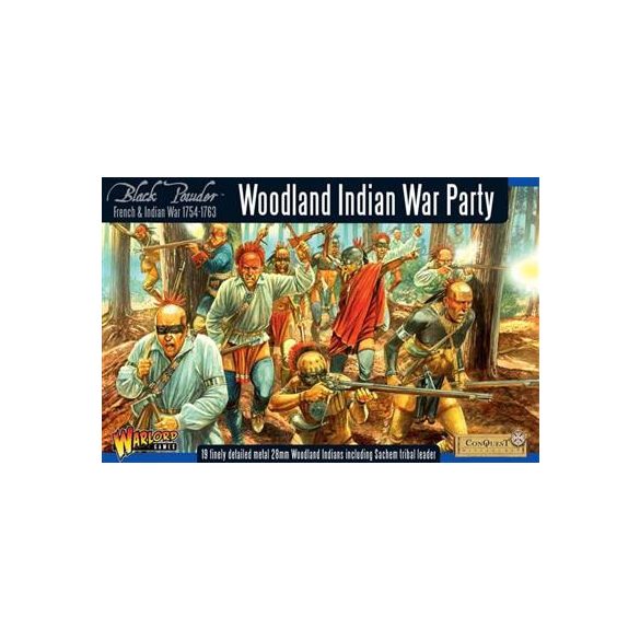 Black Powder - French Indian War: Woodland Indian War Party - EN-WG7-FIW-01