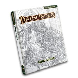 Pathfinder RPG NPC Core Sketch Cover (P2) - EN-PZO12007-SK