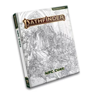 Pathfinder RPG NPC Core Sketch Cover (P2) - EN-PZO12007-SK