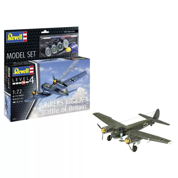 Revell Model Set Junkers Ju88 A-1 "Battle of Britain"-64972