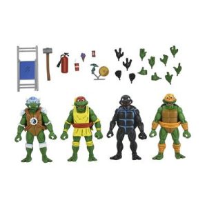 TMNT (Archie Comics) - 7” Scale Action Figure - Stump Wrestling Turtles 4 Pack-NE54469-01