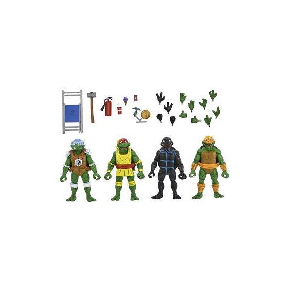 TMNT (Archie Comics) - 7” Scale Action Figure - Stump Wrestling Turtles 4 Pack-NE54469-01